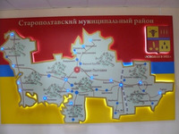 Старополтавский район, карта
